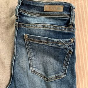 Buckle Black Ankle Skinny Stretch Jean